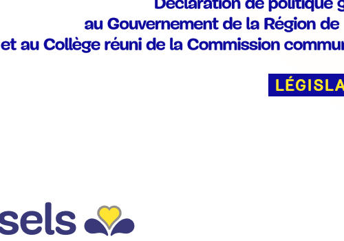 <p><strong>Déclaration de politique générale commune au gouvernement de la région de Bruxelles-Capitale et au collège réuni de la commission communautaire commune.</strong></p>
<p>Législation 2019-2024</p>